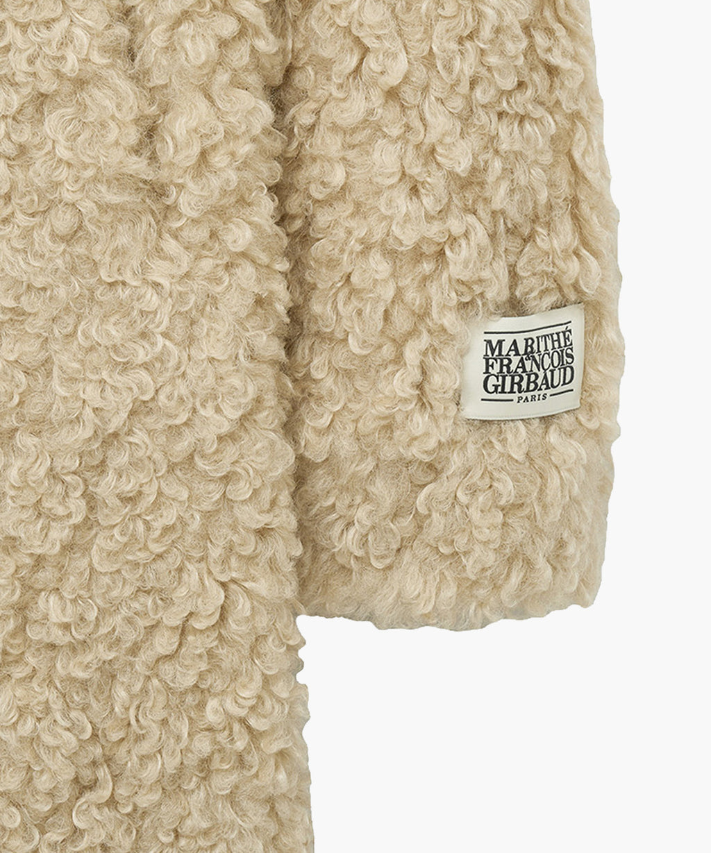 Marithe & Francois Girbaud - Nu Week Faux Fur Coat (Beige) product image 10 | TRAB K-Fashion Australia