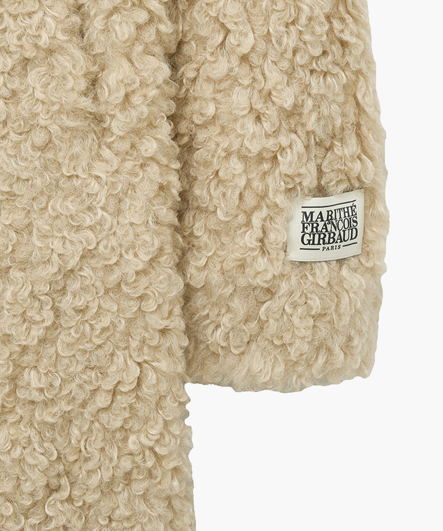 Marithe & Francois Girbaud - Nu Week Faux Fur Coat (Beige) product image 10 | TRAB K-Fashion Australia