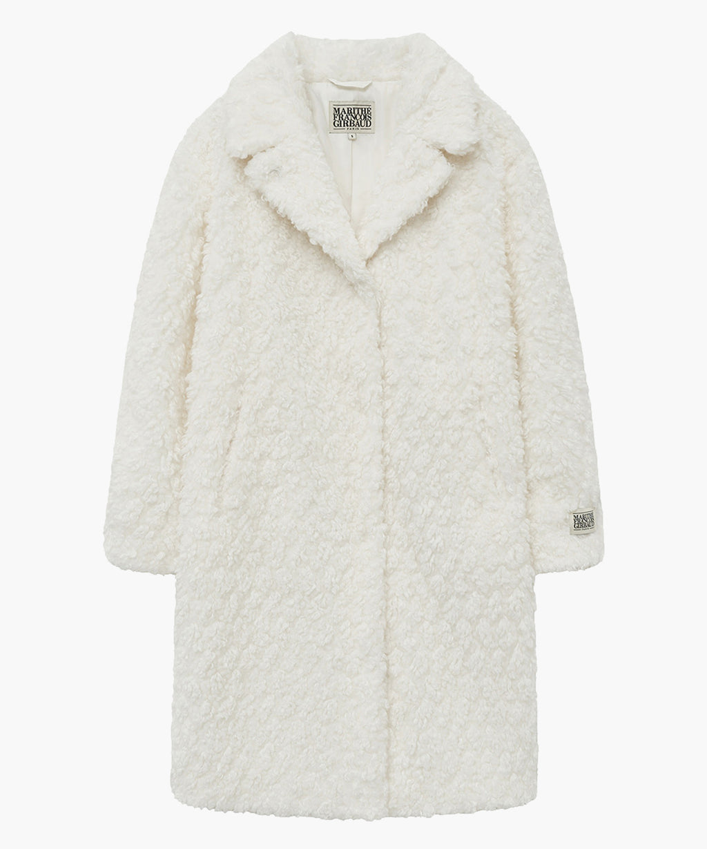 Marithe & Francois Girbaud - Nu Week Faux Fur Coat (Ivory) product image 6 | TRAB K-Fashion Australia