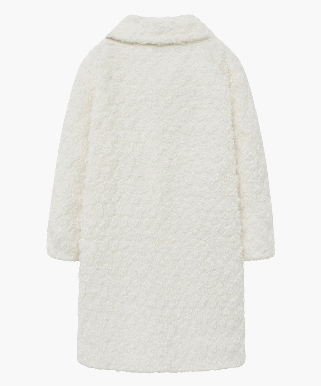 Marithe & Francois Girbaud - Nu Week Faux Fur Coat (Ivory) product image 7 | TRAB K-Fashion Australia