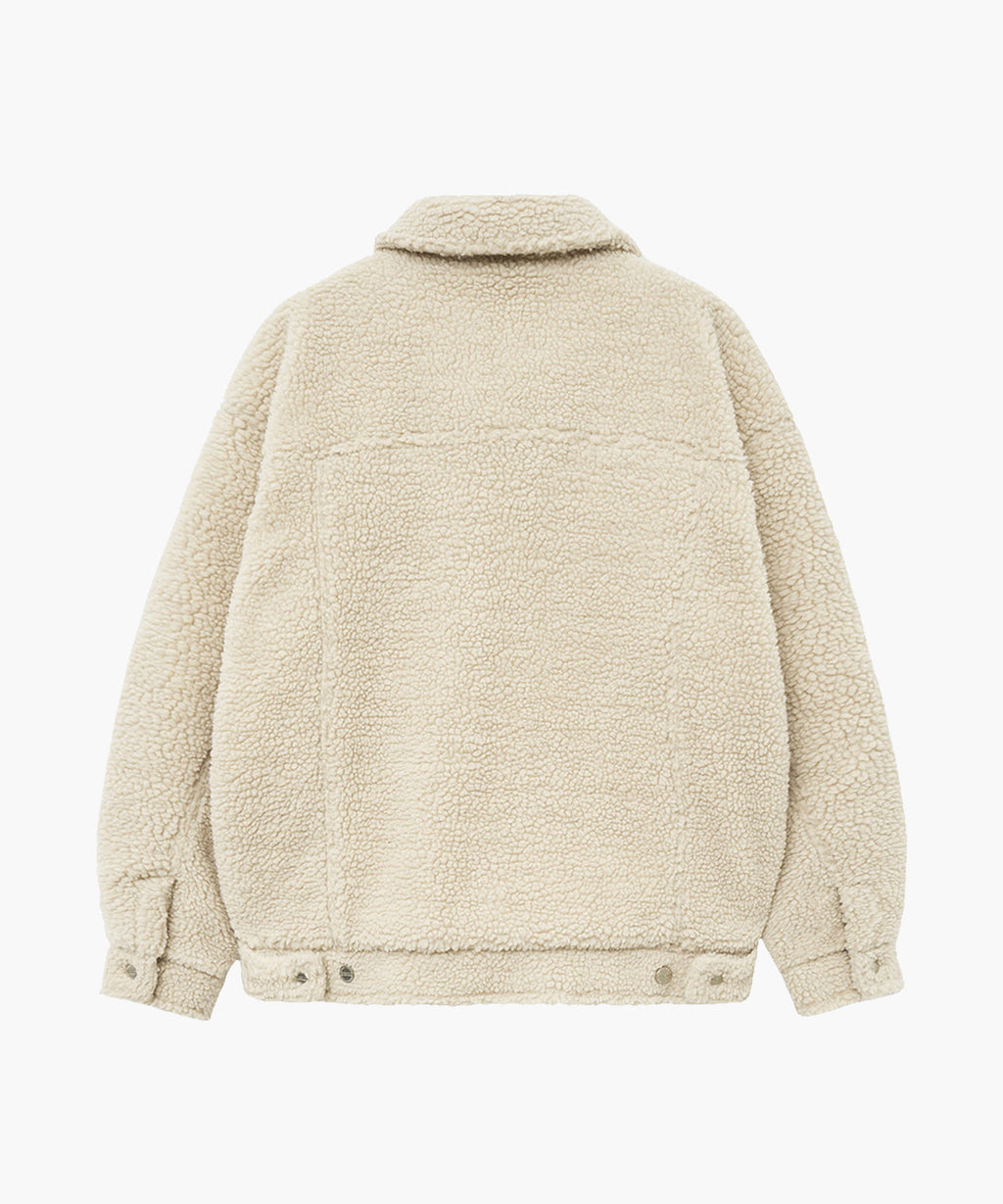 Marithe & Francois Girbaud - Nu Week Fur Oversized Zip-up Jacket (Sand) product image 7 | TRAB K-Fashion Australia