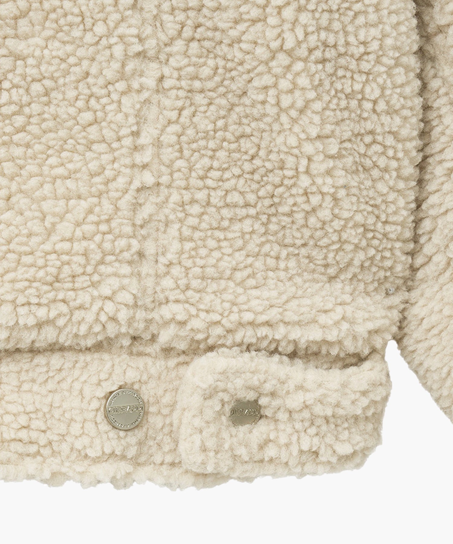 Marithe & Francois Girbaud - Nu Week Fur Oversized Zip-up Jacket (Sand) product image 10 | TRAB K-Fashion Australia
