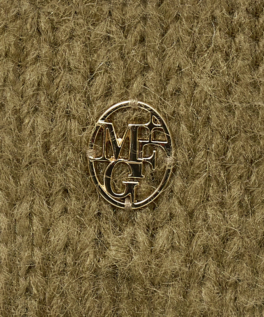 Marithe & Francois Girbaud - Buttoned Placket Turtleneck Sweater (Brown) product image 10 | TRAB K-Fashion Australia