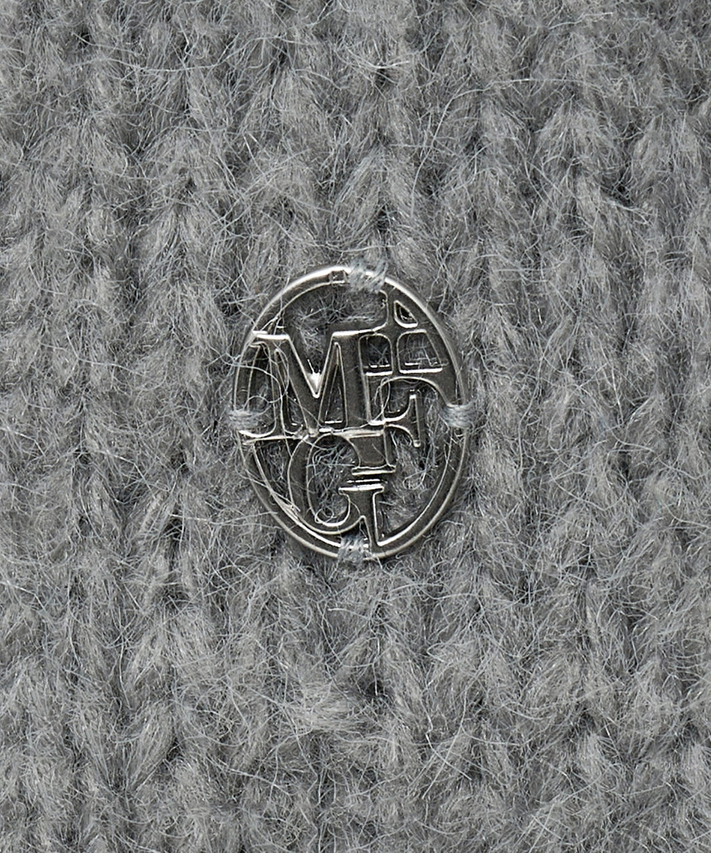 Marithe & Francois Girbaud - Buttoned Placket Turtleneck Sweater (Gray) product image 10 | TRAB K-Fashion Australia