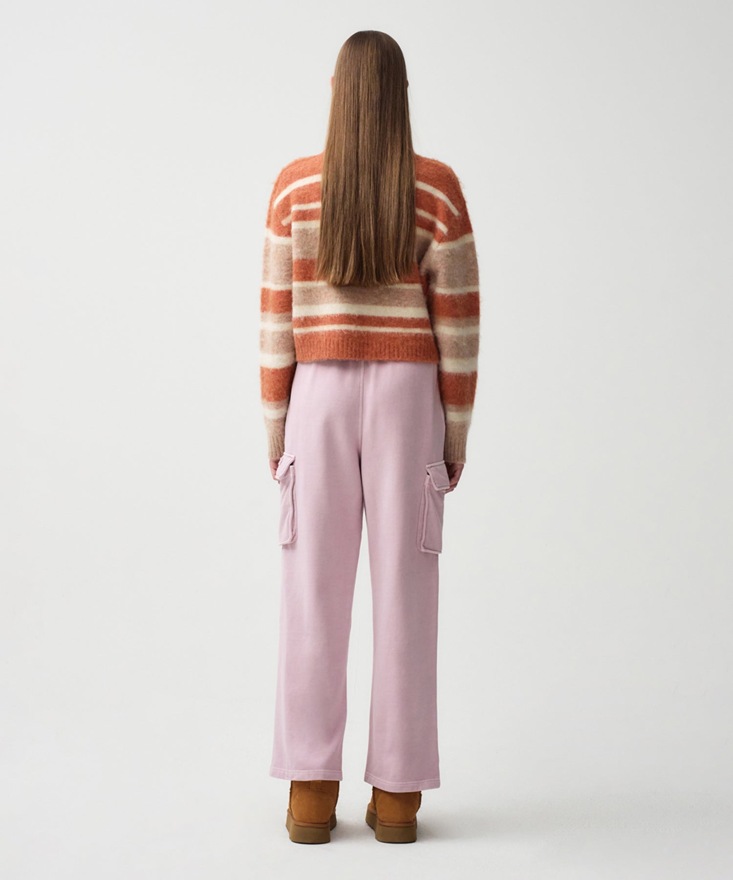 Marithe & Francois Girbaud - Hairy Crop Str Sweater (Orange) product image 4 | TRAB K-Fashion Australia