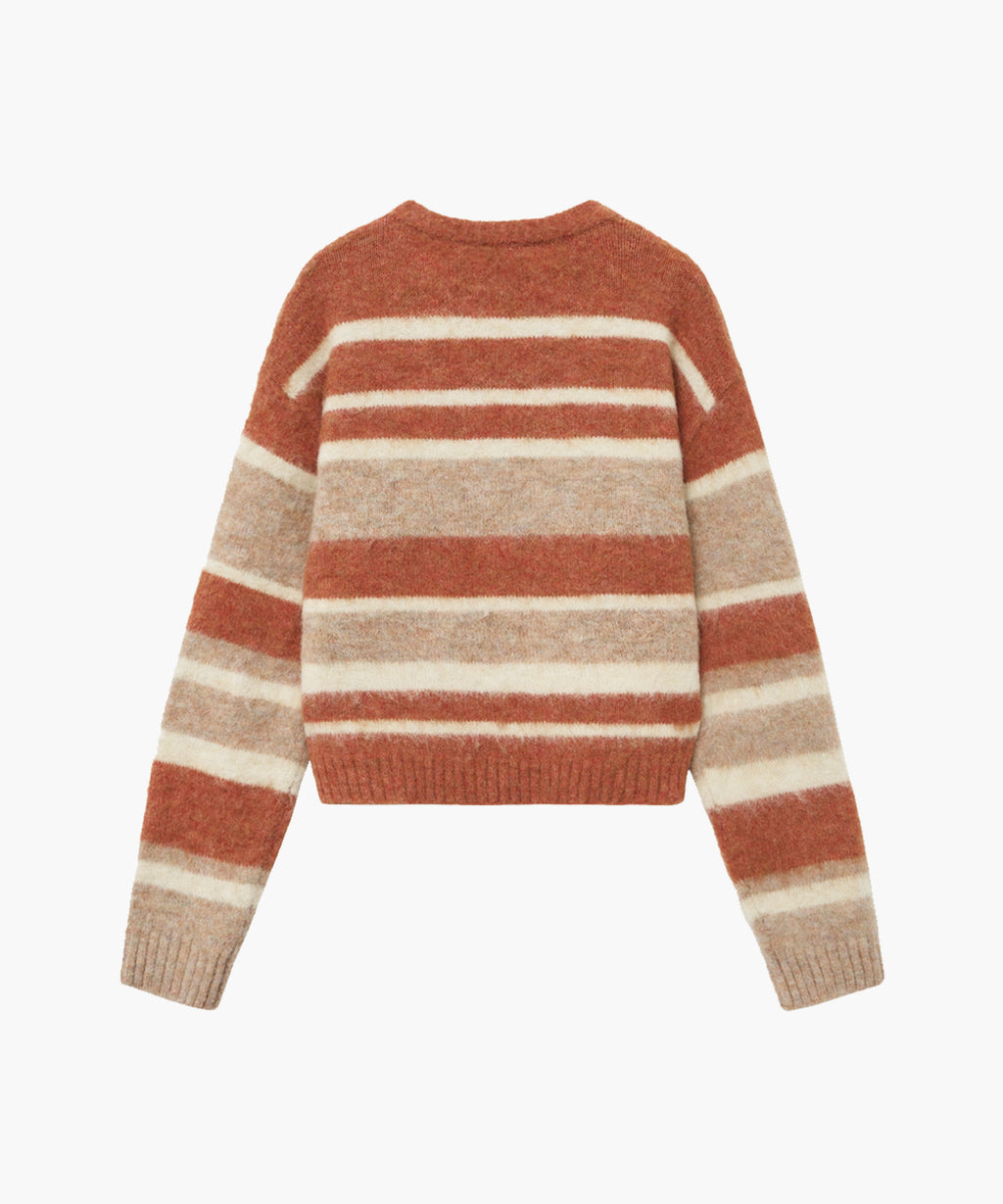 Marithe & Francois Girbaud - Hairy Crop Str Sweater (Orange) product image 7 | TRAB K-Fashion Australia