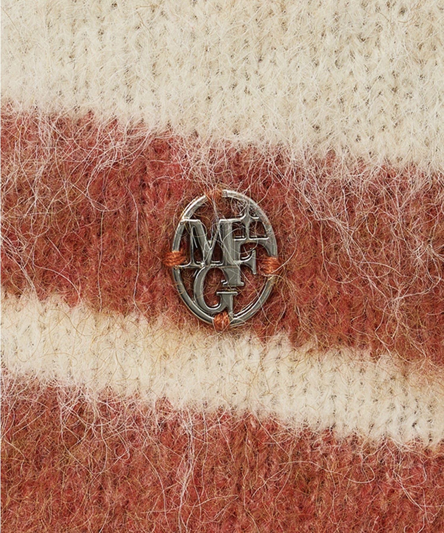 Marithe & Francois Girbaud - Hairy Crop Str Sweater (Orange) product image 10 | TRAB K-Fashion Australia