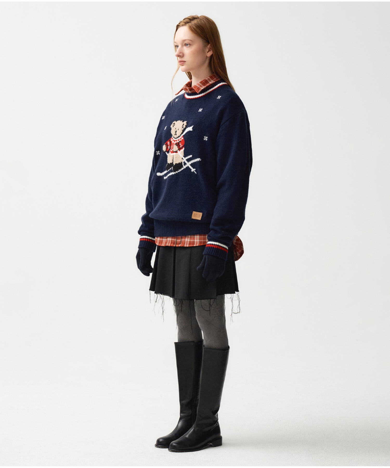 Marithe & Francois Girbaud - Ski Bear Sweater (Navy) product image 4 | TRAB K-Fashion Australia