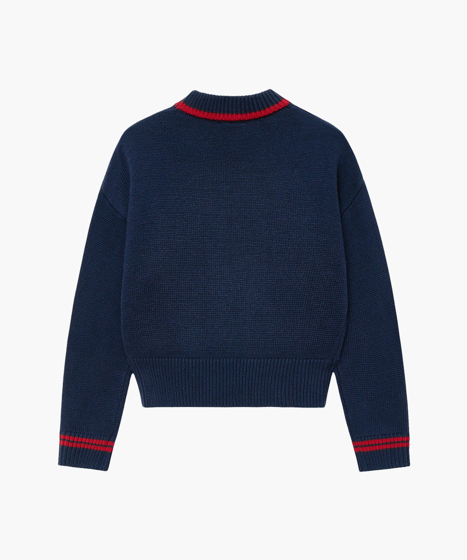 Marithe & Francois Girbaud - Ski Bear Crop Sweater (Navy) product image 7 | TRAB K-Fashion Australia