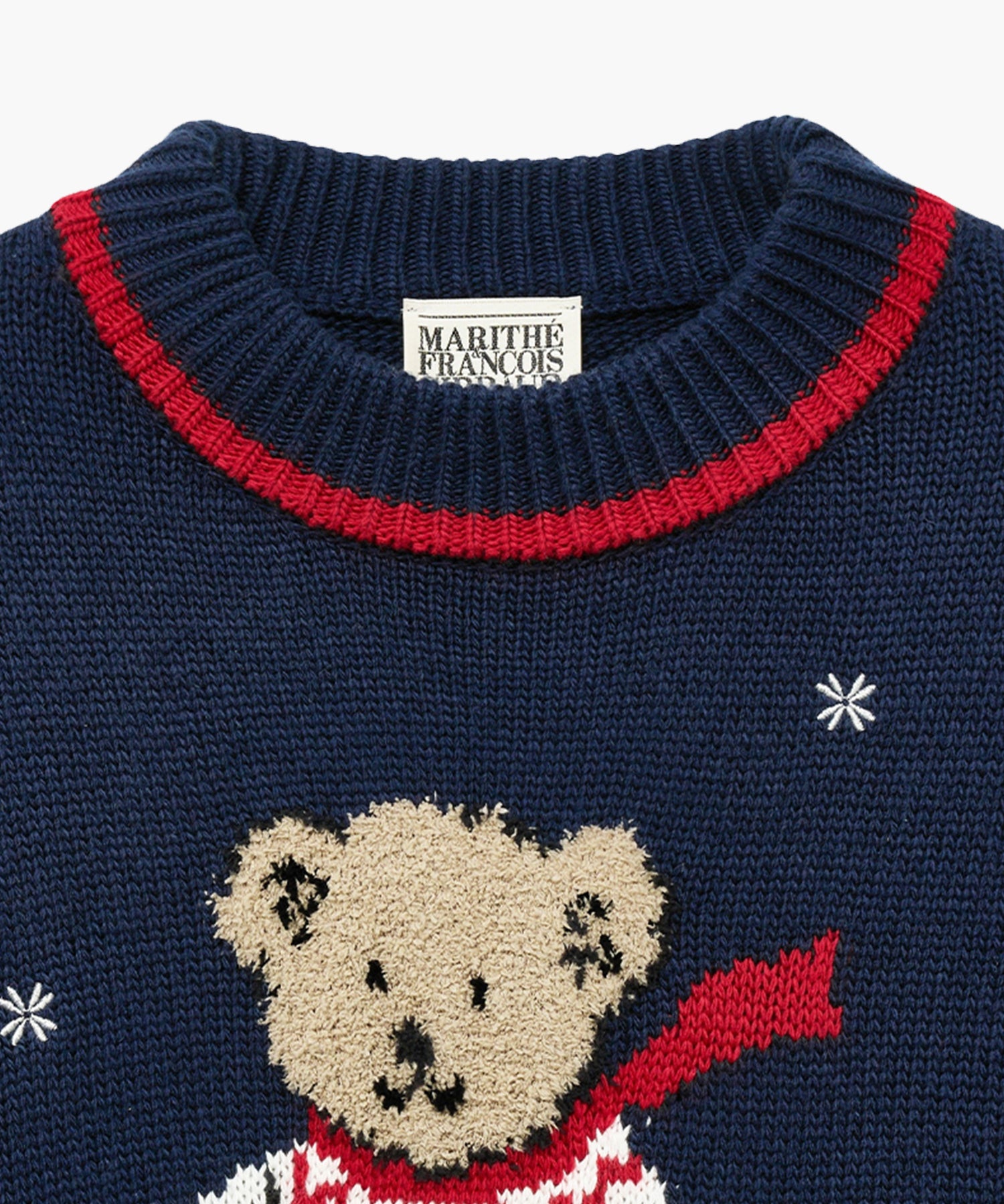 Marithe & Francois Girbaud - Ski Bear Crop Sweater (Navy) product image 8 | TRAB K-Fashion Australia