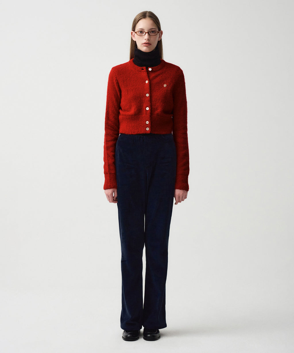 Marithe & Francois Girbaud - Velour Pants (Dark Navy) product image 3 | TRAB K-Fashion Australia