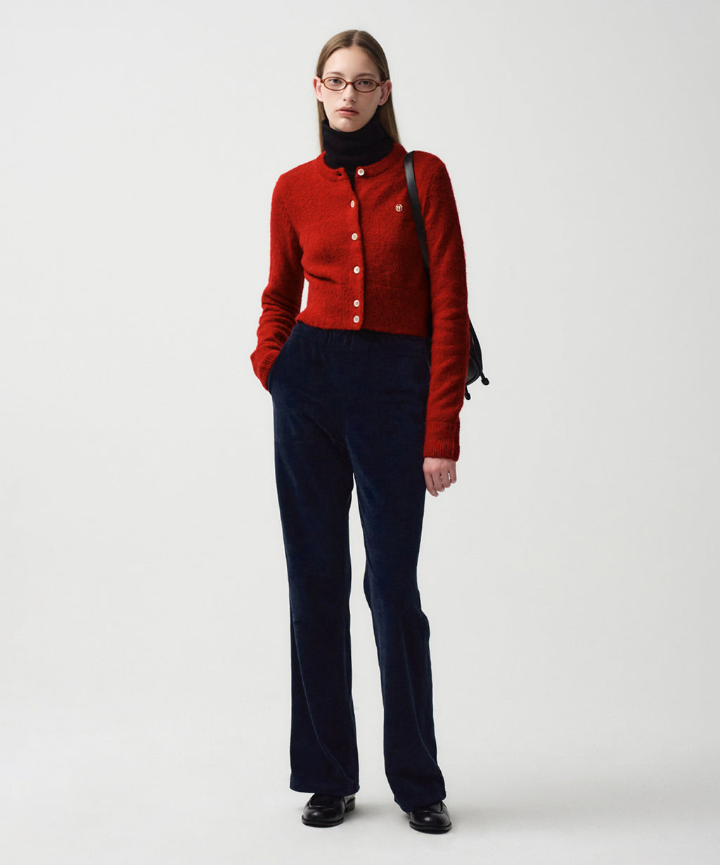 Marithe & Francois Girbaud - Velour Pants (Dark Navy) product image 6 | TRAB K-Fashion Australia