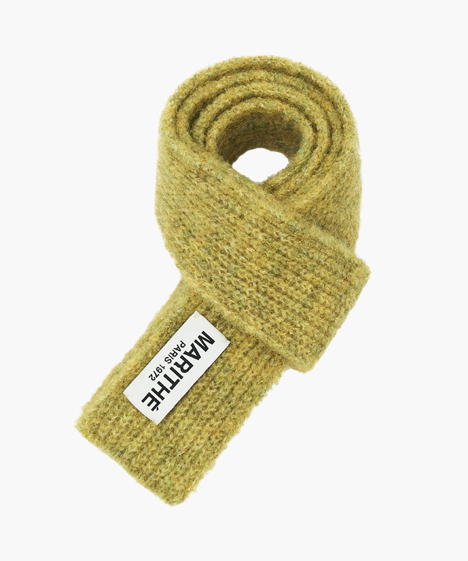 Marithe & Francois Girbaud - Regular Logo Tie Muffler (Olive) product image 1 | TRAB K-Fashion Australia