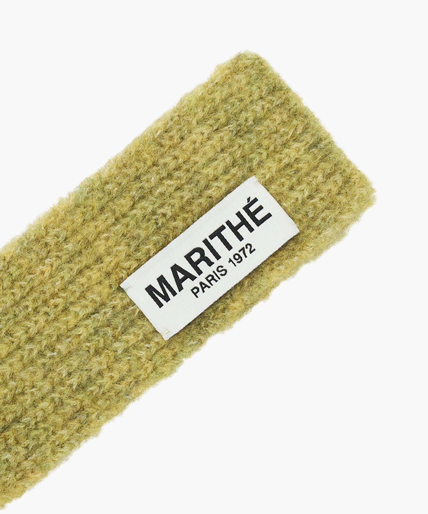 Marithe & Francois Girbaud - Regular Logo Tie Muffler (Olive) product image 3 | TRAB K-Fashion Australia