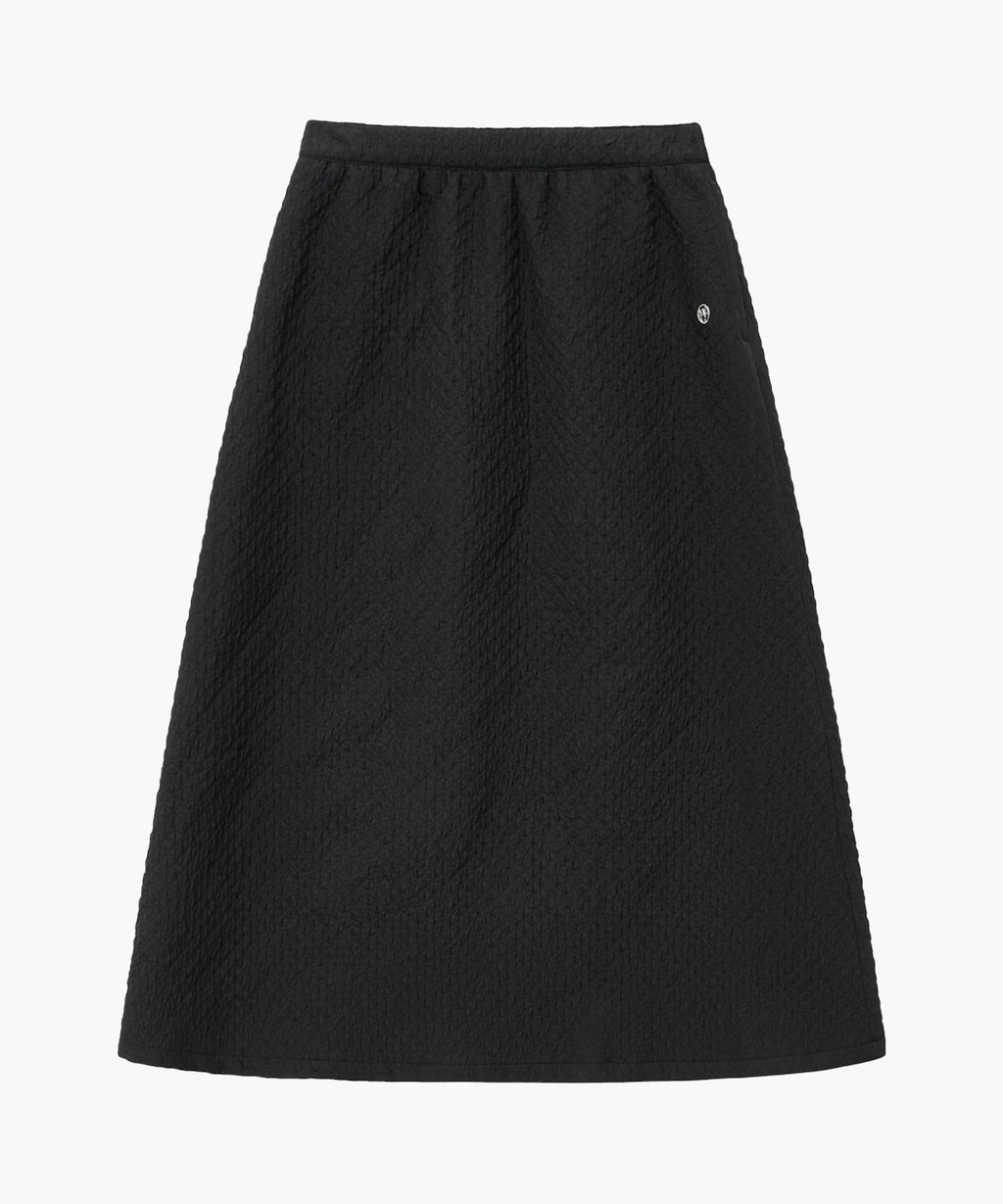 Marithe & Francois Girbaud - Quilted Jacquard Full Skirt (Black) product image 9 | TRAB K-Fashion Australia