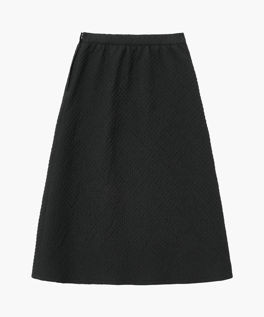 Marithe & Francois Girbaud - Quilted Jacquard Full Skirt (Black) product image 10 | TRAB K-Fashion Australia