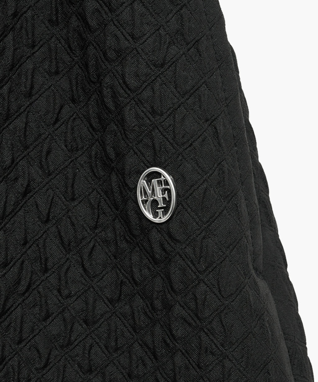 Marithe & Francois Girbaud - Quilted Jacquard Full Skirt (Black) product image 12 | TRAB K-Fashion Australia