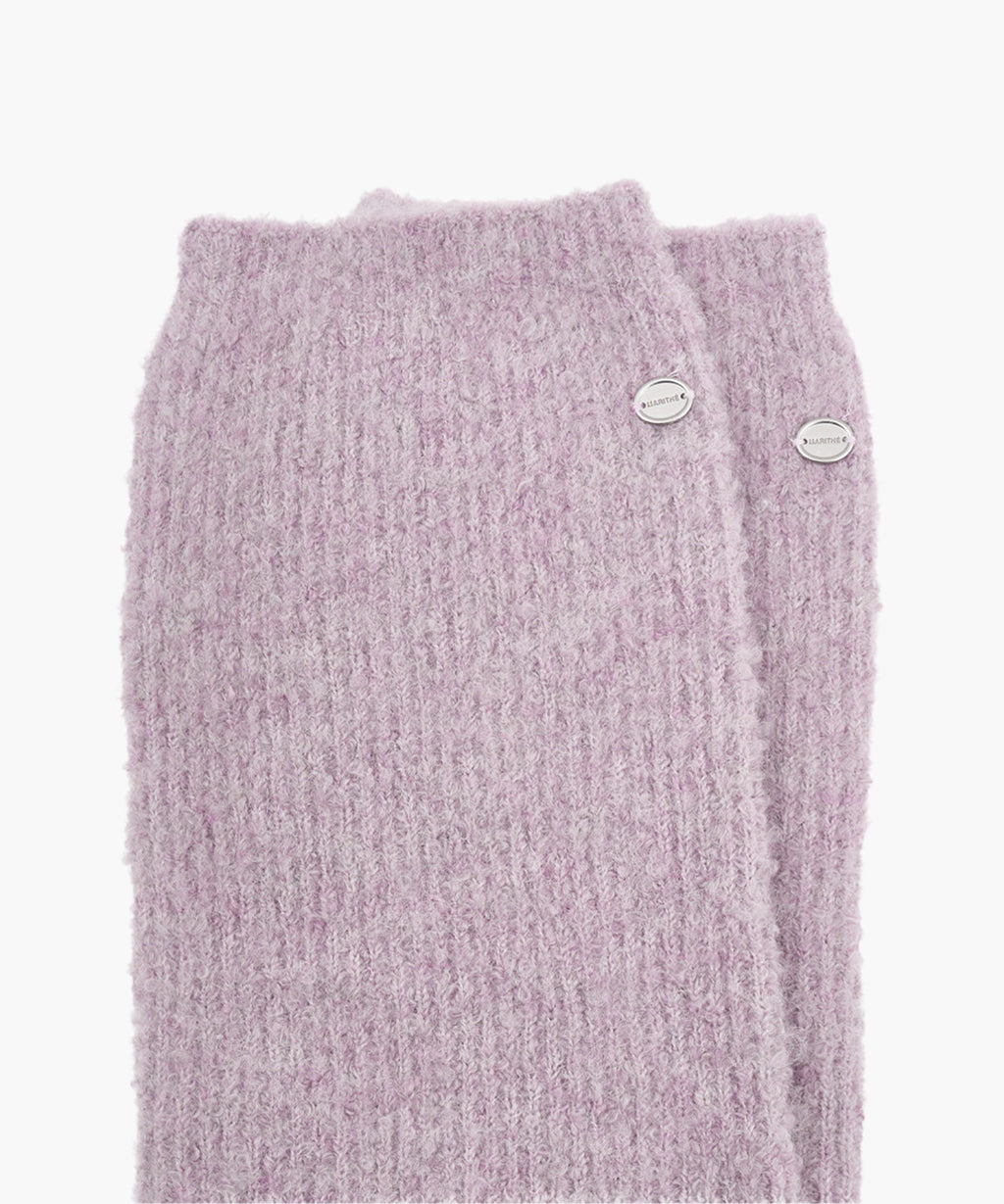 Marithe & Francois Girbaud - Regular Logo Leg Warmer (Light Purple) product image 4 | TRAB K-Fashion Australia