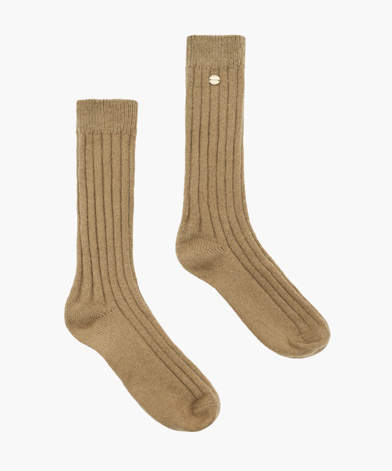 Marithe & Francois Girbaud - Regular Logo Knit Socks (Brown) product image 2 | TRAB K-Fashion Australia