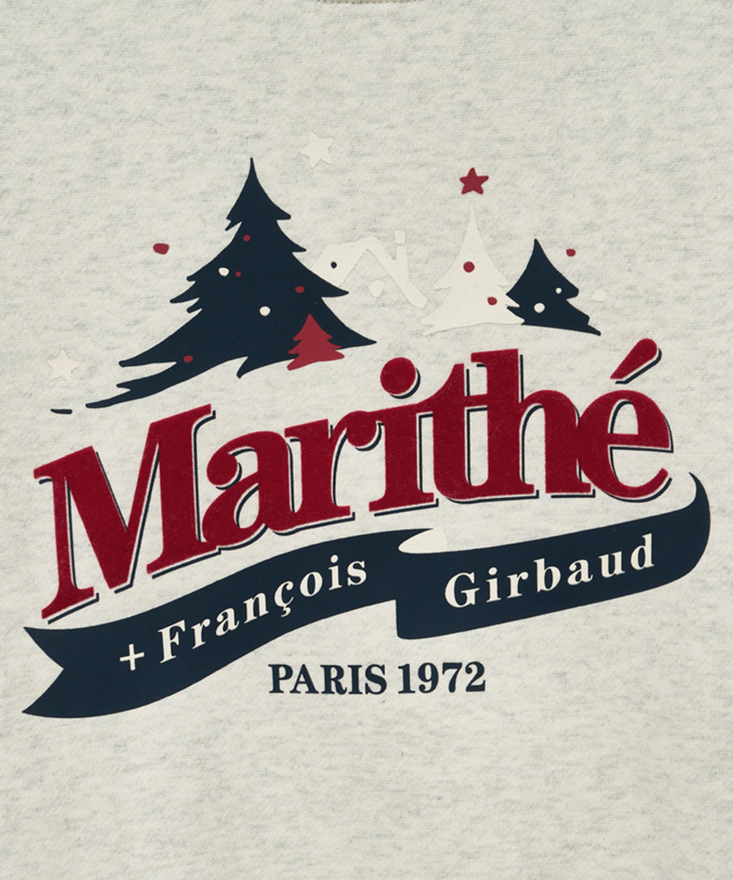 Marithe & Francois Girbaud - Winter Chalet Crop Sweatshirt Brushed (Oatmeal) product image 9 | TRAB K-Fashion Australia