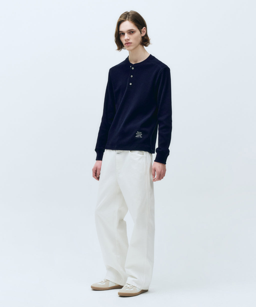 Marithe & Francois Girbaud - High Straight Denim Pants (White) product image 7 | TRAB K-Fashion Australia