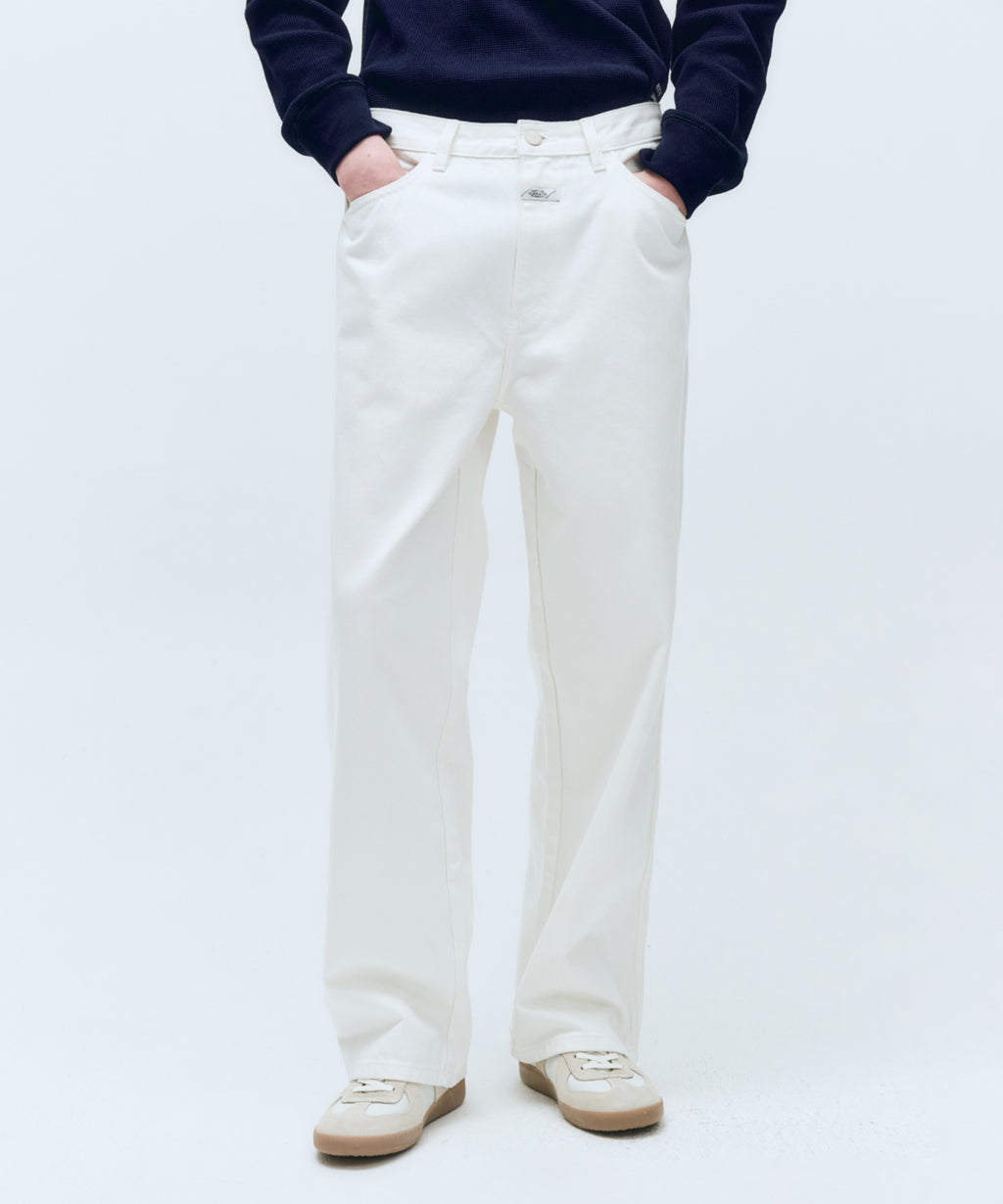 Marithe & Francois Girbaud - High Straight Denim Pants (White) product image 9 | TRAB K-Fashion Australia