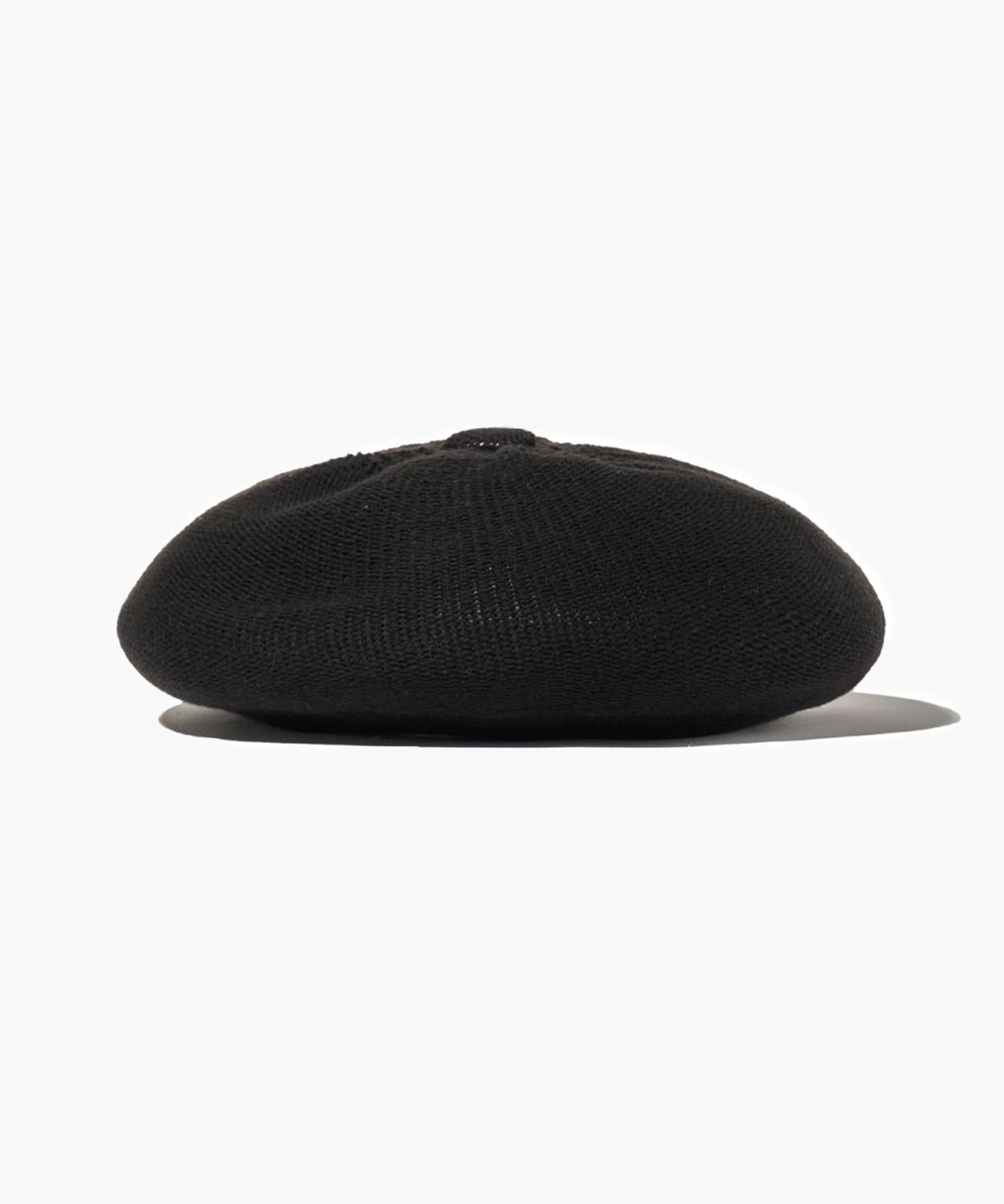 Marithe & Francois Girbaud - Metal Circle Logo Knit Beret (Black) product image 2 | TRAB K-Fashion Australia
