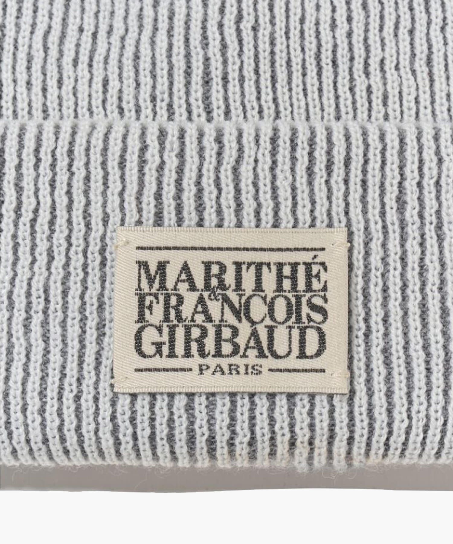 Marithe & Francois Girbaud - Classic Logo Beanie (Ivory) product image 3 | TRAB K-Fashion Australia