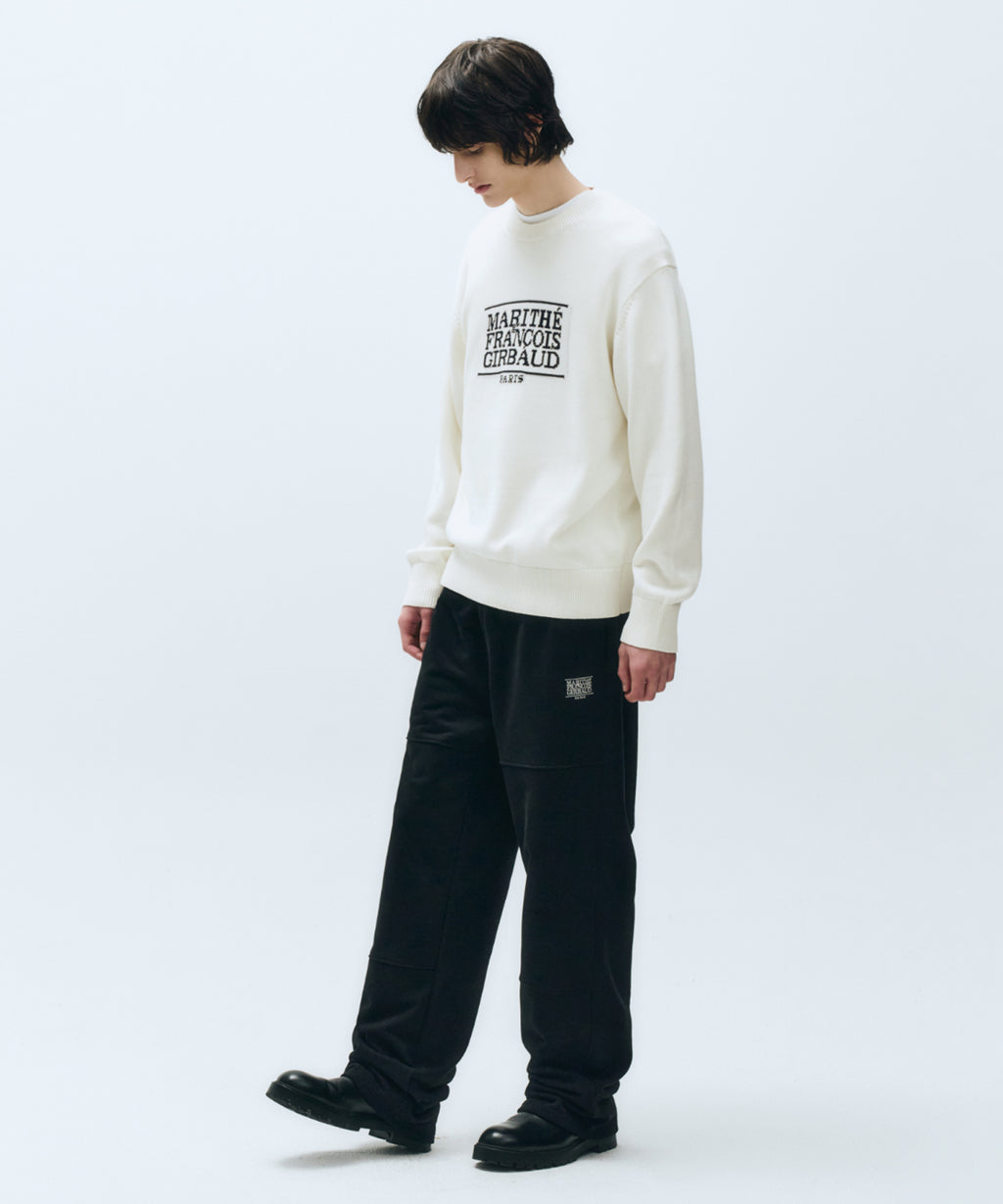 Marithe & Francois Girbaud - Classic Logo Knit Pullover (Ivory) product image 9 | TRAB K-Fashion Australia