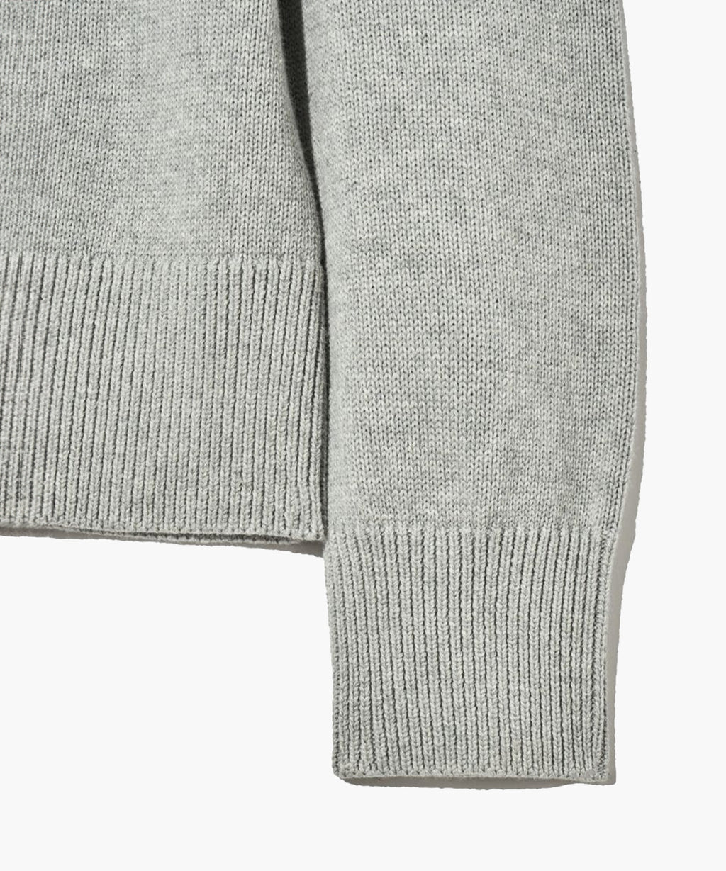 Marithe & Francois Girbaud - Classic Logo Knit Pullover (Melange Gray) product image 10 | TRAB K-Fashion Australia