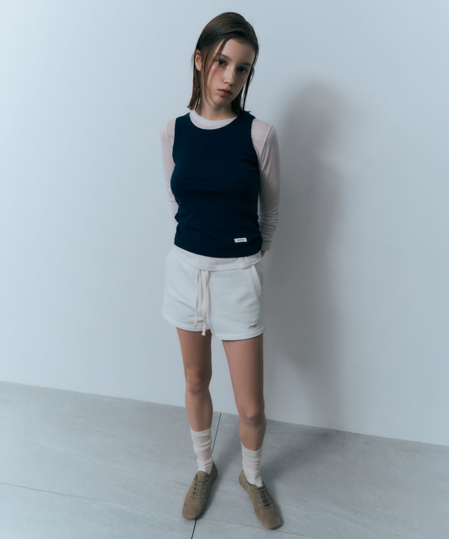 Marithe & Francois Girbaud - Basic Sleeveless (Navy) product image 1 | TRAB K-Fashion Australia