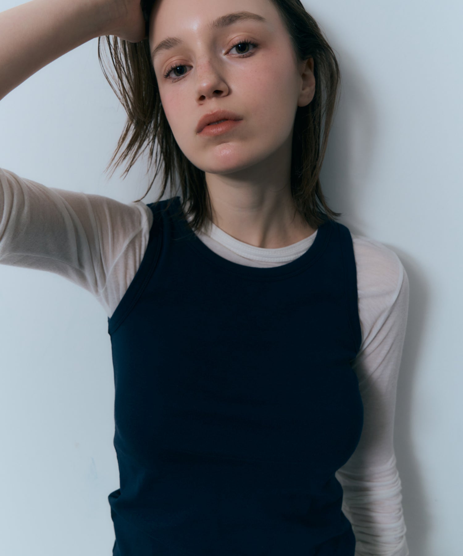 Marithe & Francois Girbaud - Basic Sleeveless (Navy) product image 2 | TRAB K-Fashion Australia
