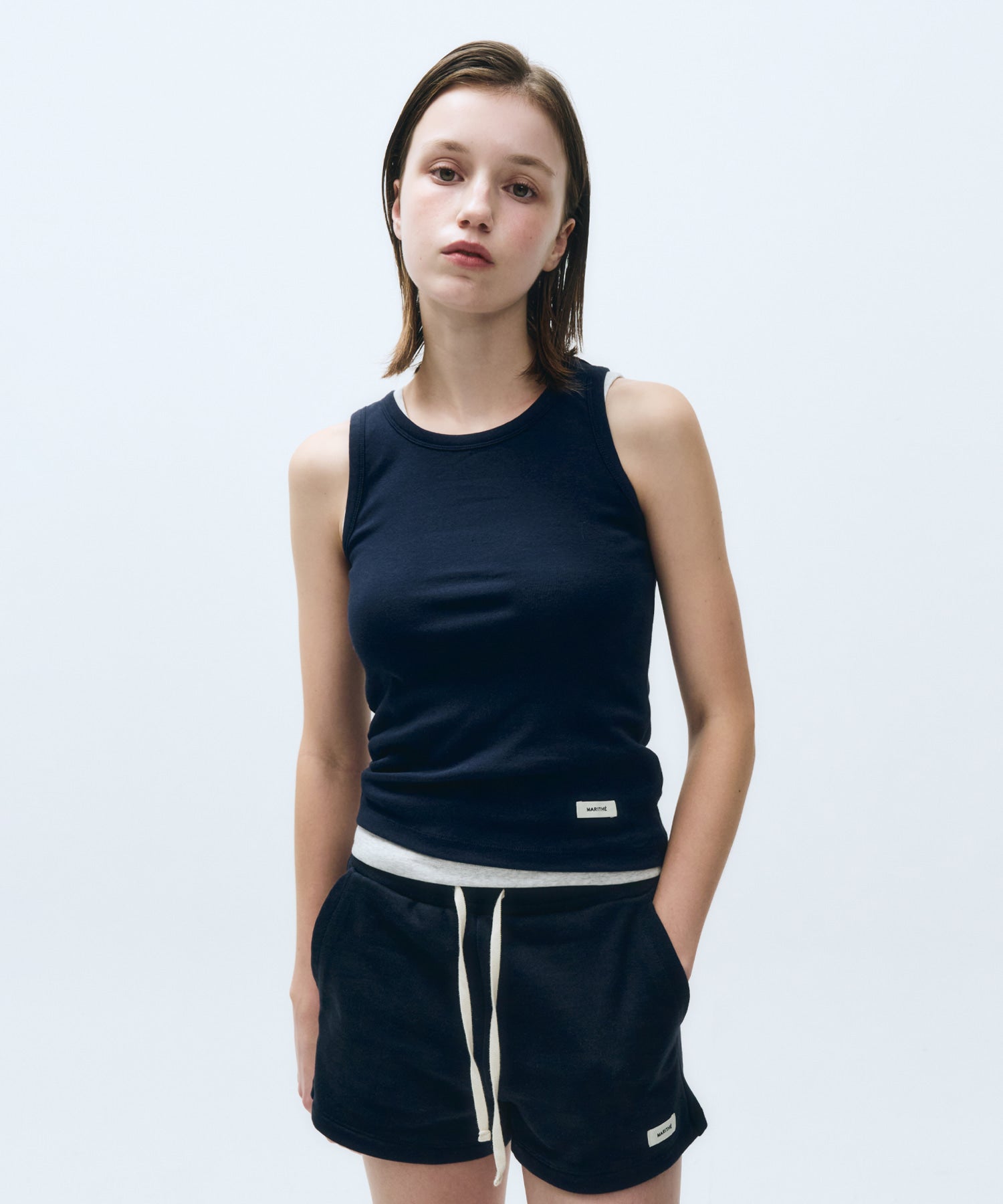 Marithe & Francois Girbaud - Basic Sleeveless (Navy) product image 4 | TRAB K-Fashion Australia