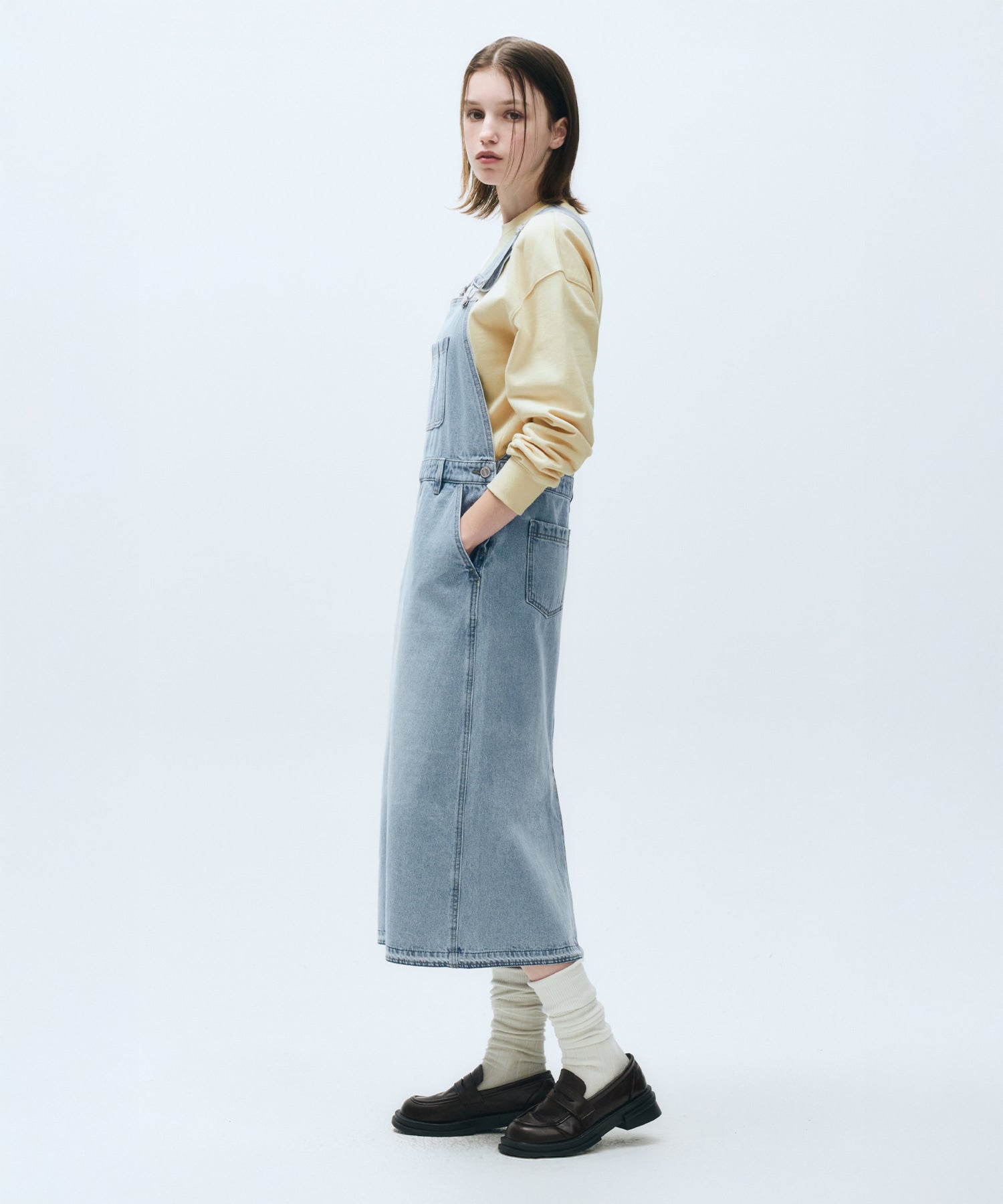 Marithe & Francois Girbaud - Classic Logo Crop Sweatshirt (Cream) product image 5 | TRAB K-Fashion Australia