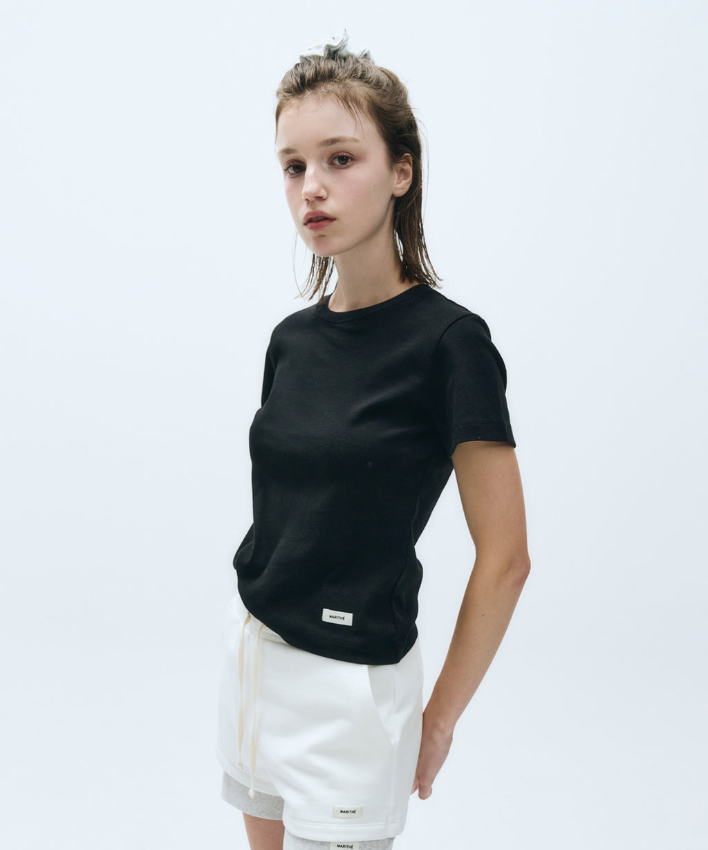 Marithe & Francois Girbaud - Basic Tee (Black) product image 1 | TRAB K-Fashion Australia