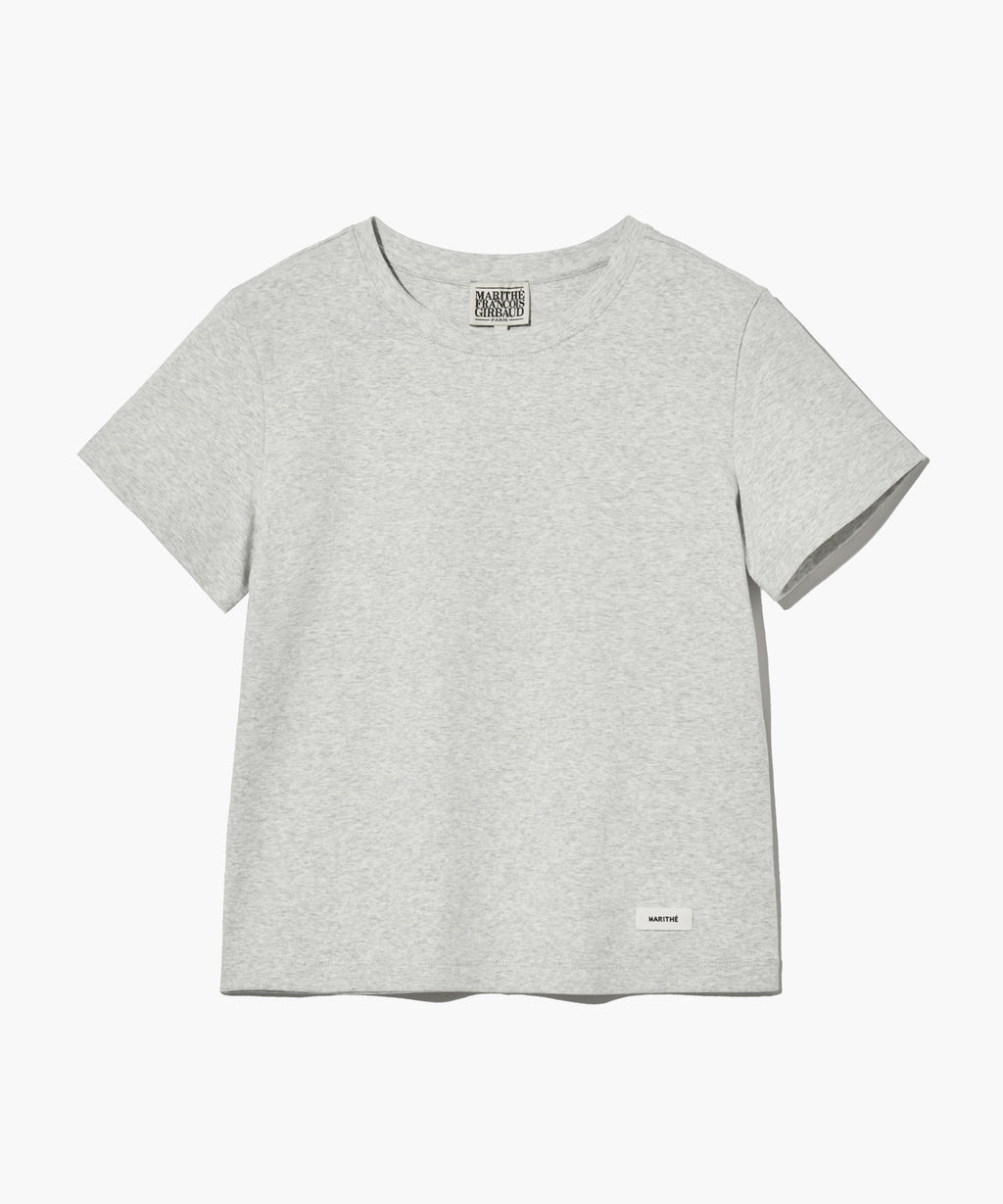 Marithe & Francois Girbaud - Basic Tee (Light Heather Gray) product image 5 | TRAB K-Fashion Australia