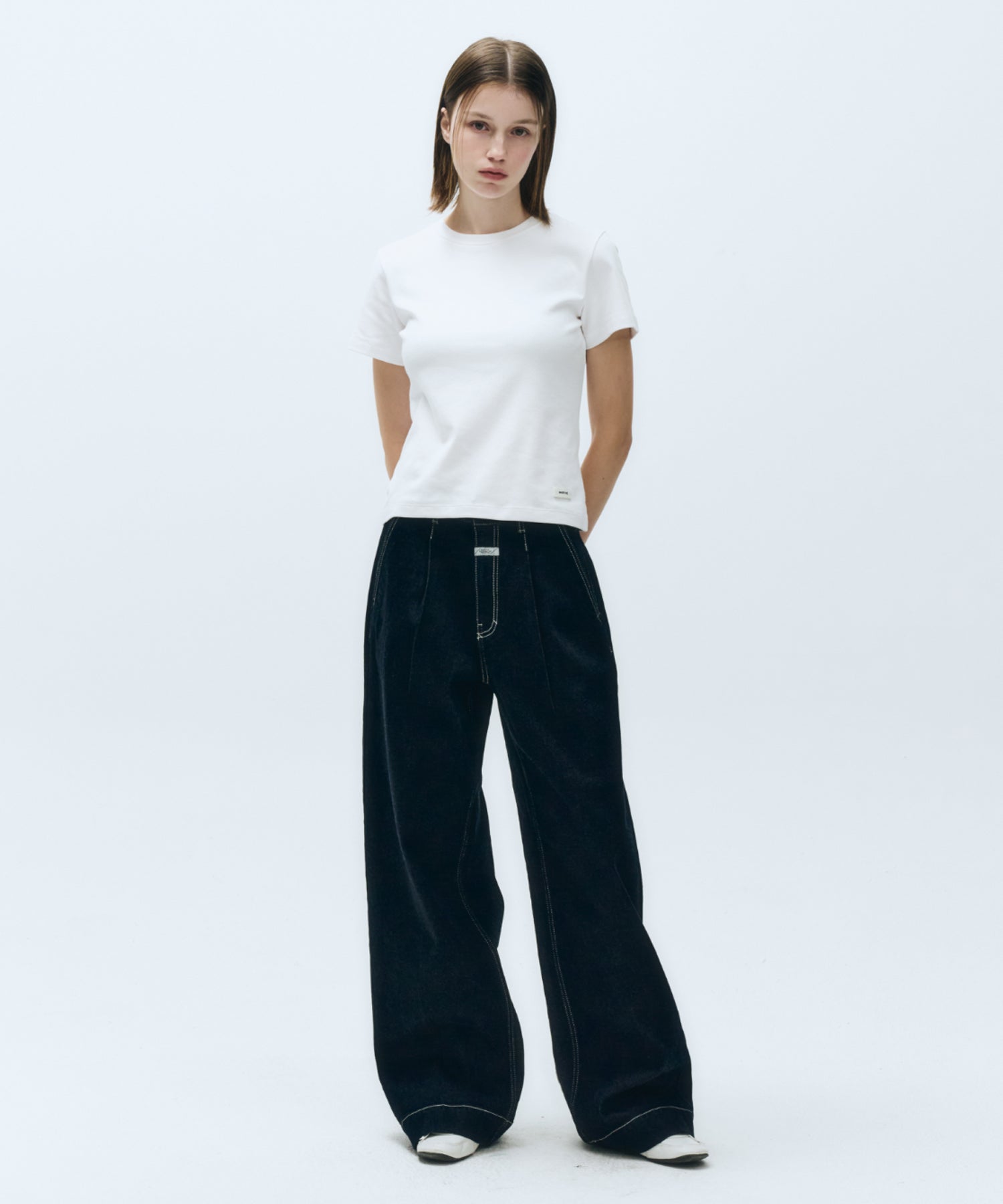 Marithe & Francois Girbaud - Basic Tee (White) product image 4 | TRAB K-Fashion Australia