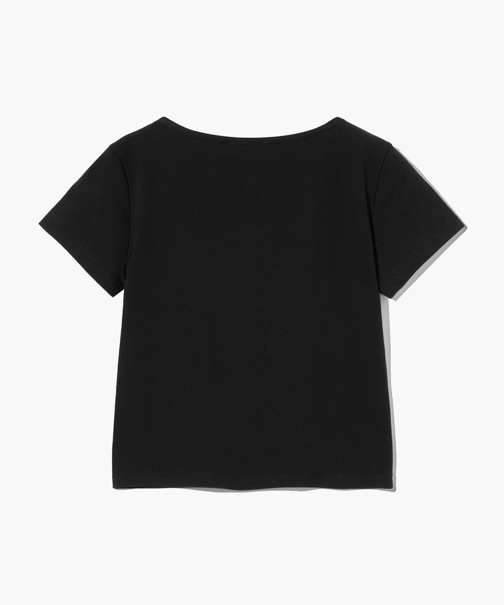 Marithe & Francois Girbaud - Basic Crop Tee (Black) product image 6 | TRAB K-Fashion Australia