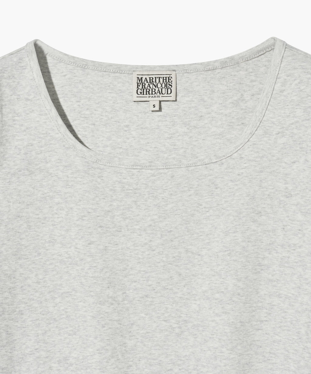 Marithe & Francois Girbaud - Basic Crop Tee (Light Heather Gray) product image 8 | TRAB K-Fashion Australia