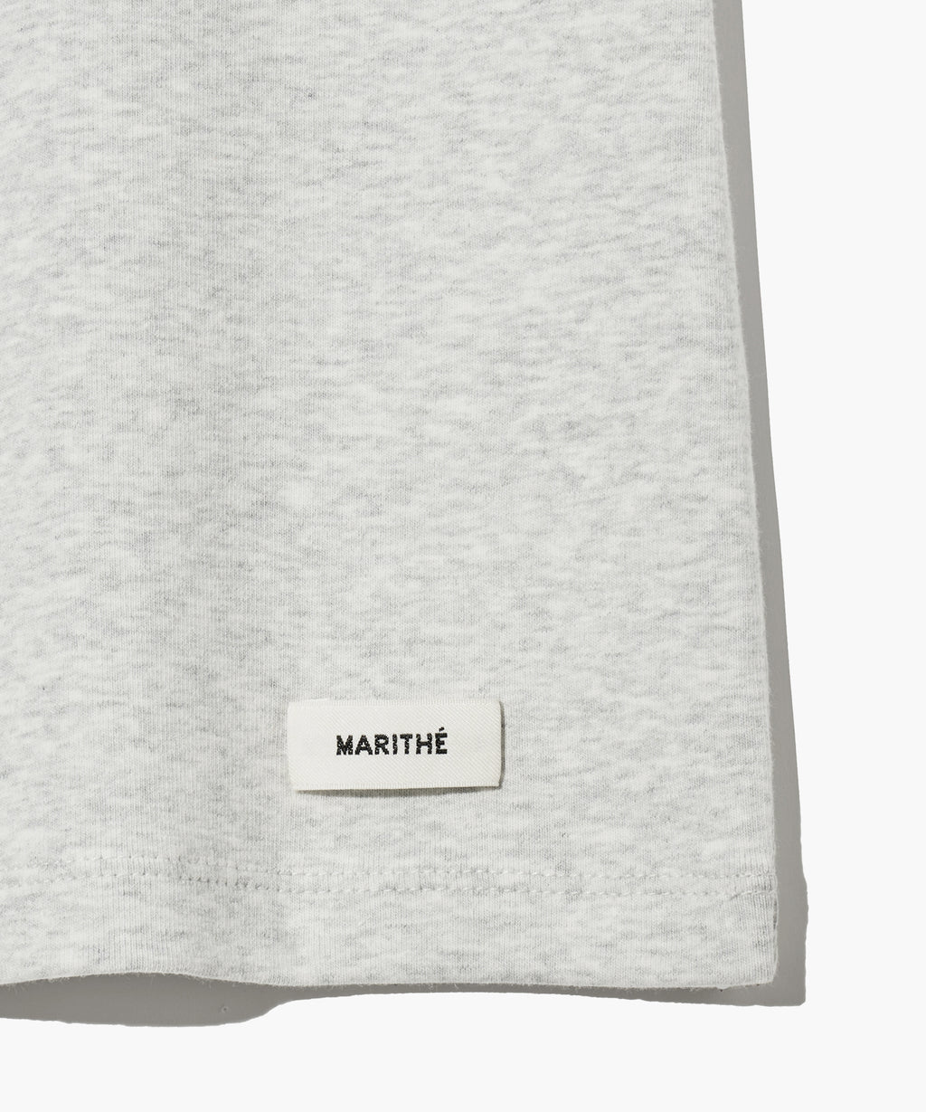 Marithe & Francois Girbaud - Basic Crop Tee (Light Heather Gray) product image 10 | TRAB K-Fashion Australia