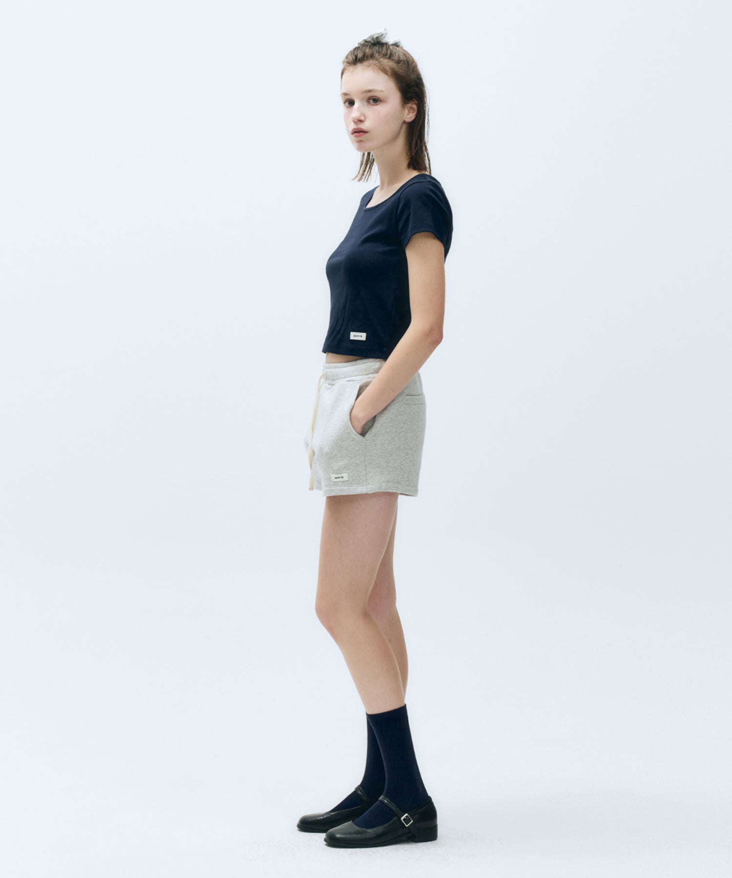 Marithe & Francois Girbaud - Basic Crop Tee (Navy) product image 4 | TRAB K-Fashion Australia