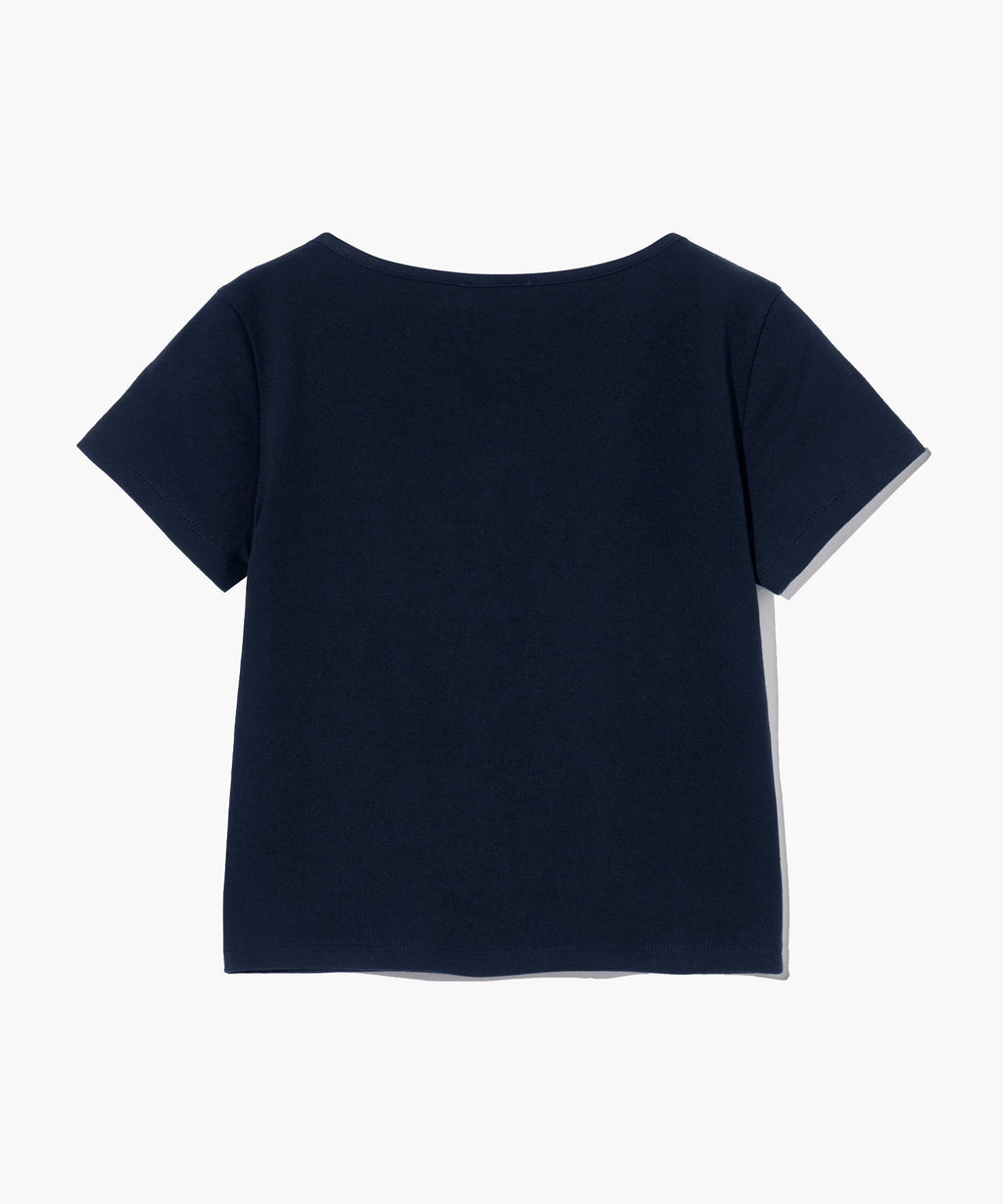Marithe & Francois Girbaud - Basic Crop Tee (Navy) product image 7 | TRAB K-Fashion Australia