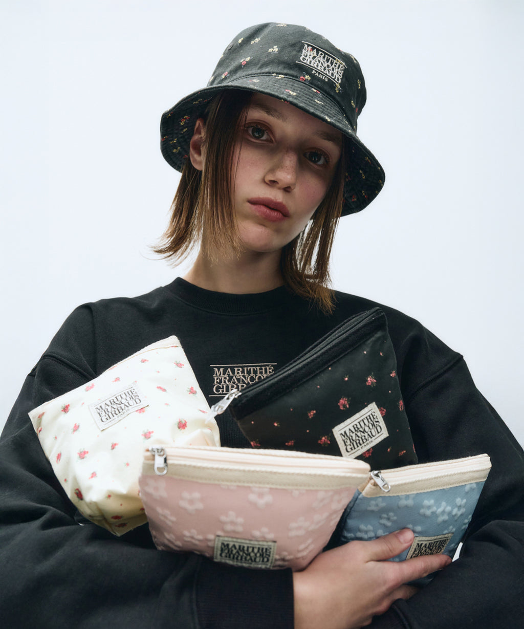 Marithe & Francois Girbaud - Classic Logo Vintage Flower Pouch (Light Yellow) product image 8 | TRAB K-Fashion Australia