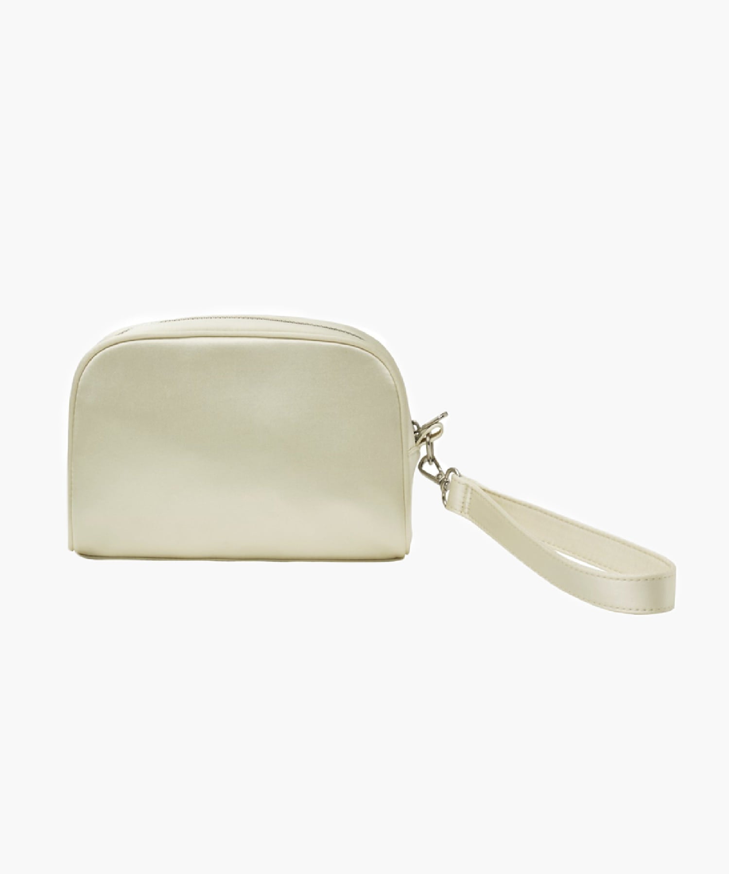 Marithe & Francois Girbaud - Regular Logo Satin Pouch (Cream) product image 4 | TRAB K-Fashion Australia