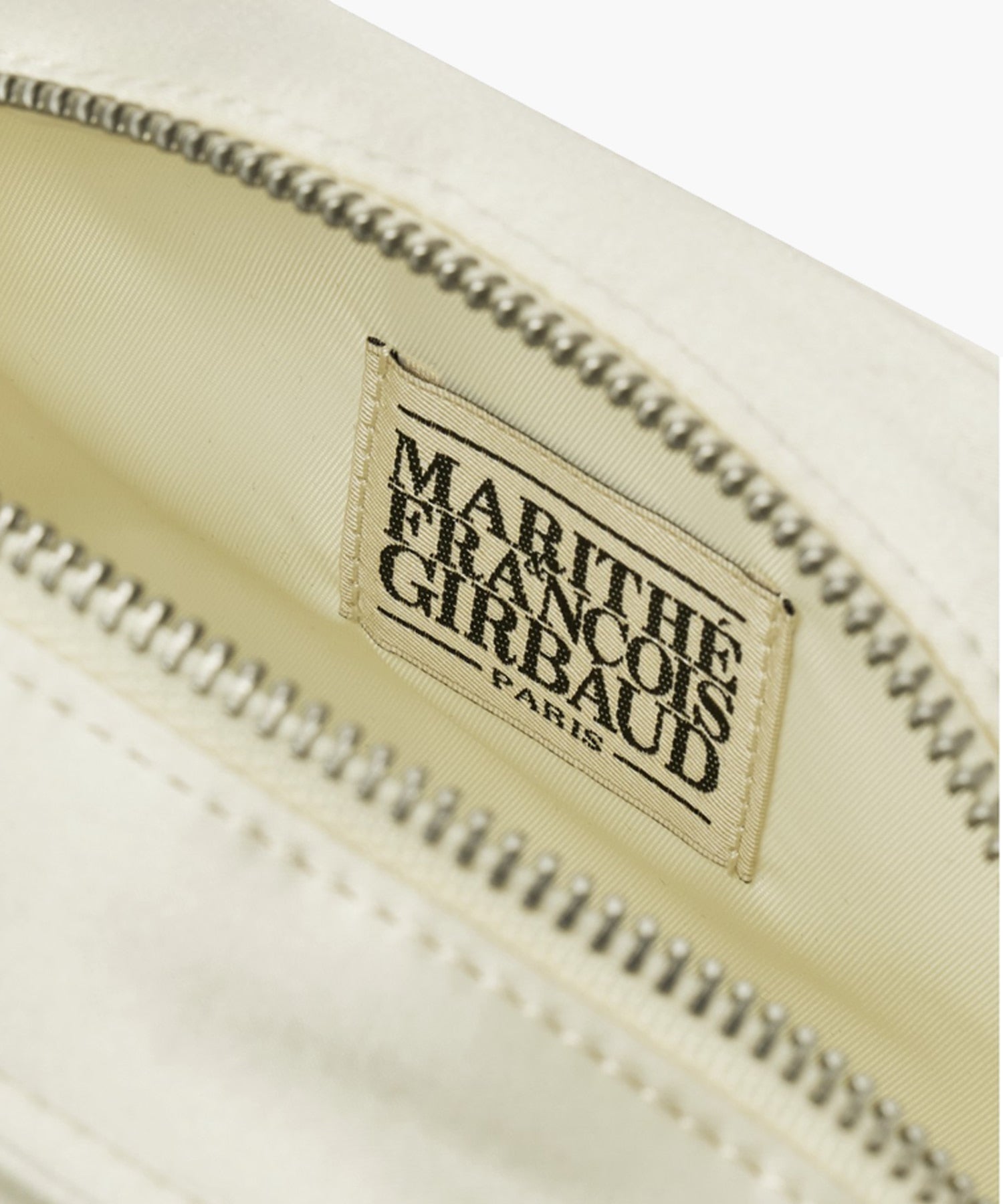 Marithe & Francois Girbaud - Regular Logo Satin Pouch (Cream) product image 5 | TRAB K-Fashion Australia