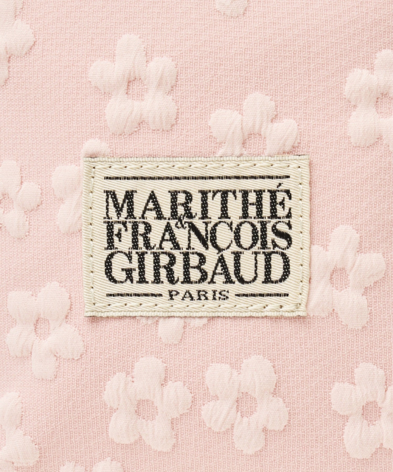 Marithe & Francois Girbaud - Classic Logo Embo Flower Pouch (Pink) product image 5 | TRAB K-Fashion Australia