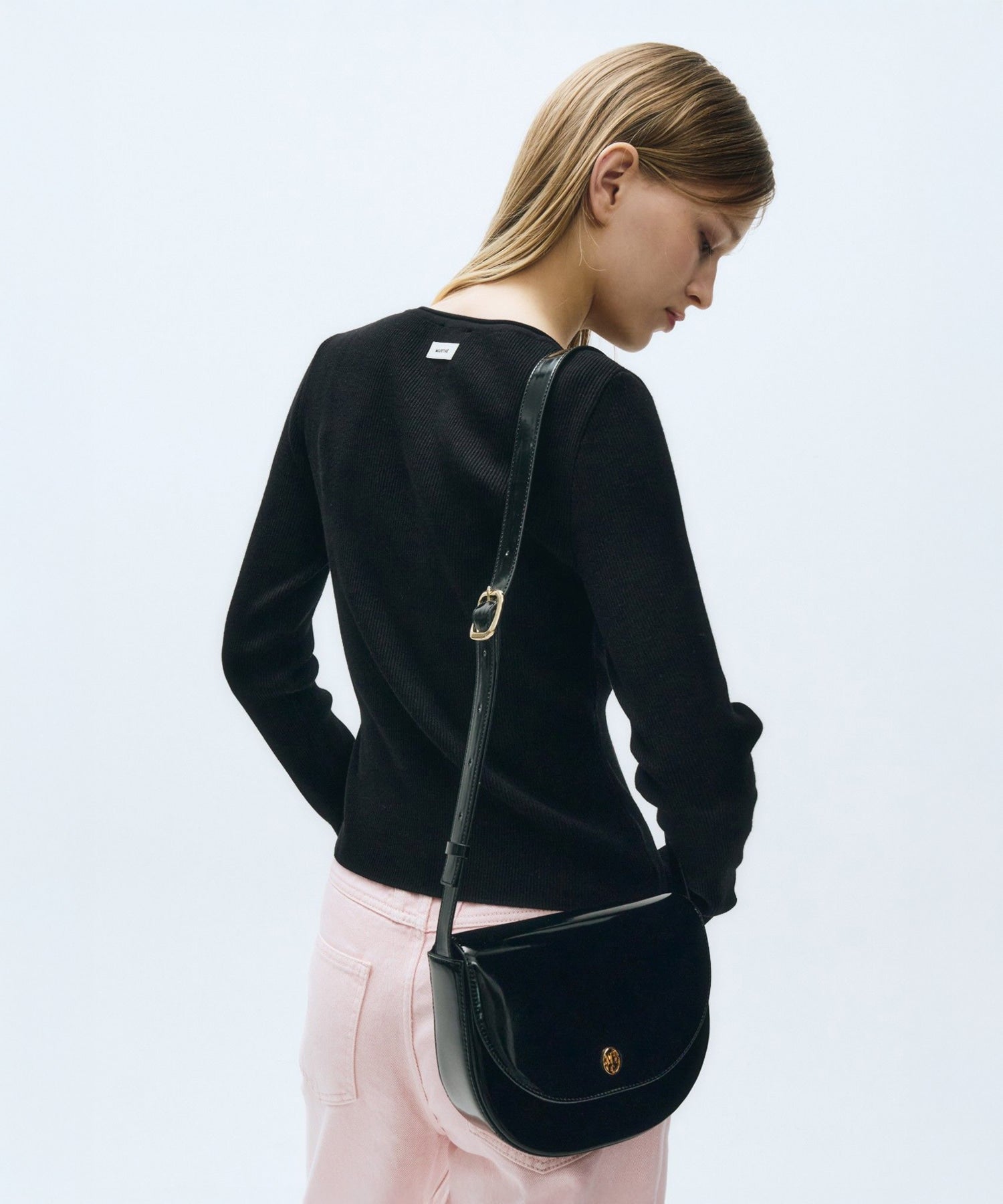 Marithe & Francois Girbaud - Half Moon Bag (Black) product image 9 | TRAB K-Fashion Australia