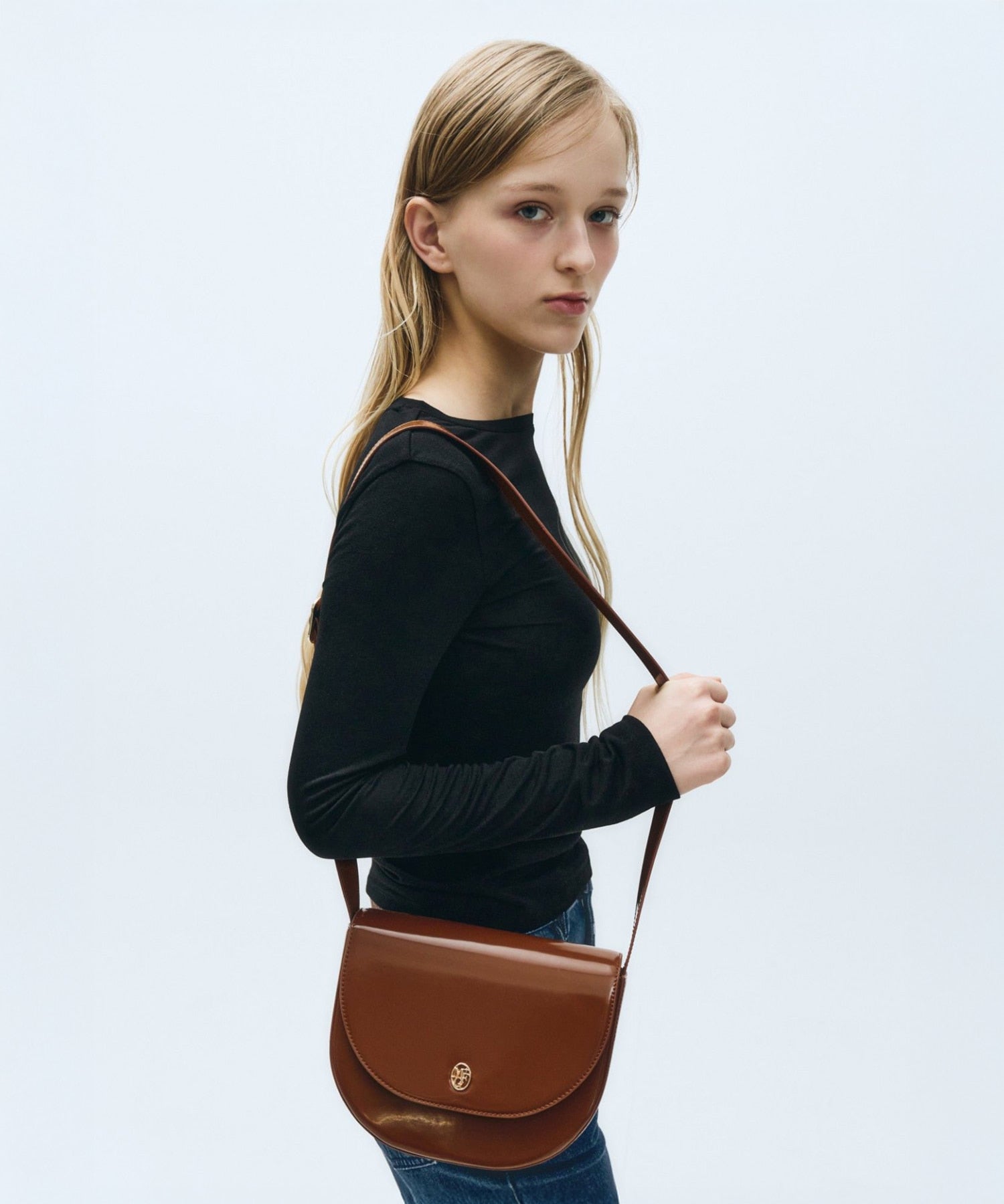 Marithe & Francois Girbaud - Half Moon Bag (Camel) product image 8 | TRAB K-Fashion Australia