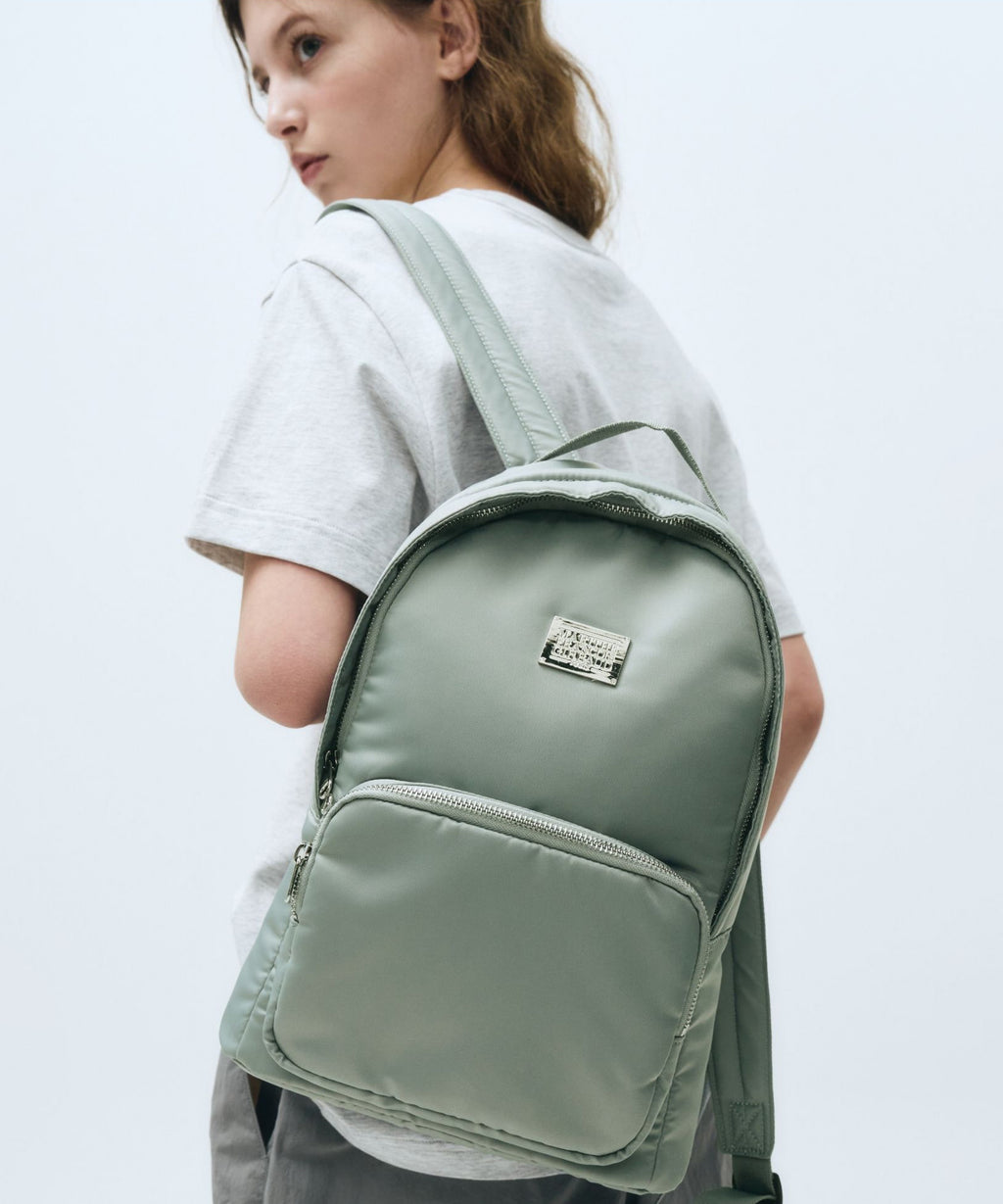 Marithe & Francois Girbaud - Classic Logo Mini Backpack (Gray) product image 9 | TRAB K-Fashion Australia