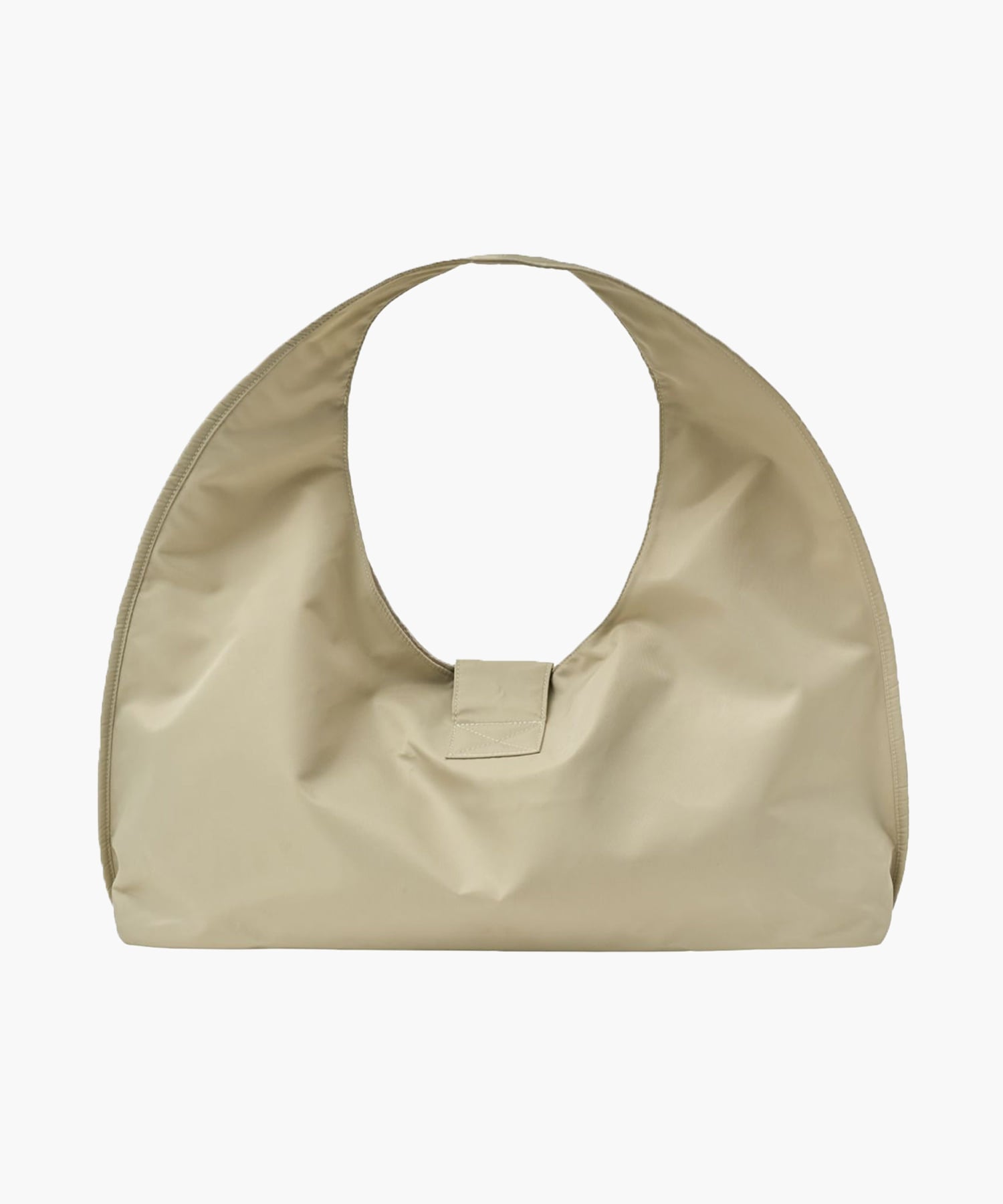 Marithe & Francois Girbaud - Classic Logo Buckle Big Shoulder Bag (Beige) product image 3 | TRAB K-Fashion Australia